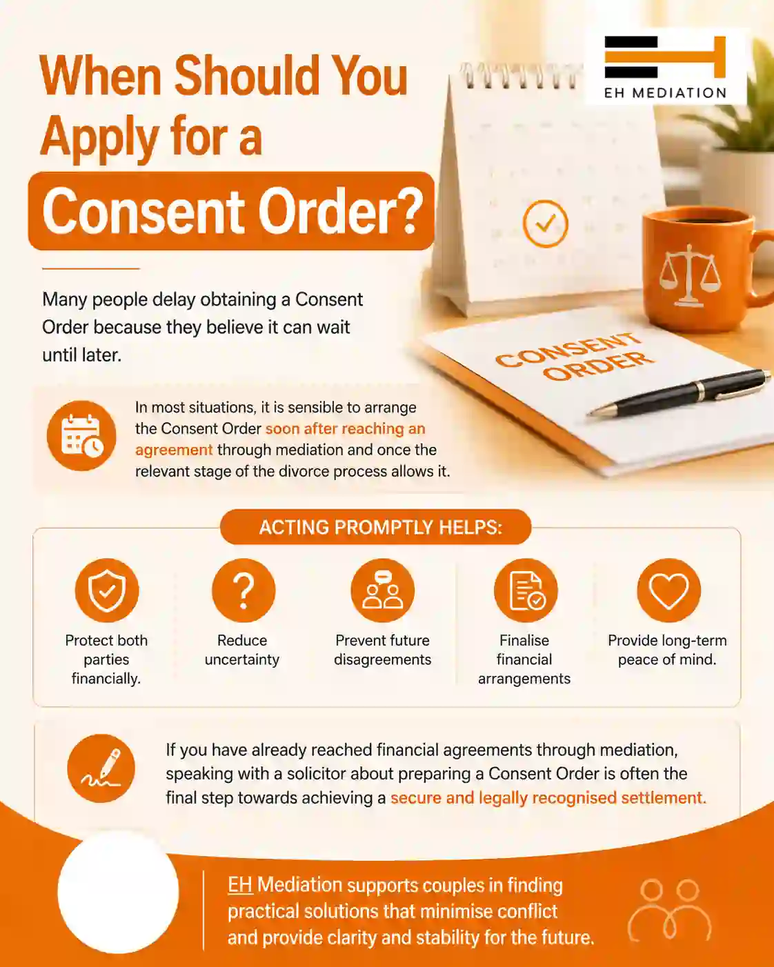 When Should You Apply for a Consent Order Wimborne Minster?
